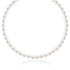 14k Yellow Gold Necklace with White Freshwater Cultured Pearls (6.0mm to 6.5mm) 