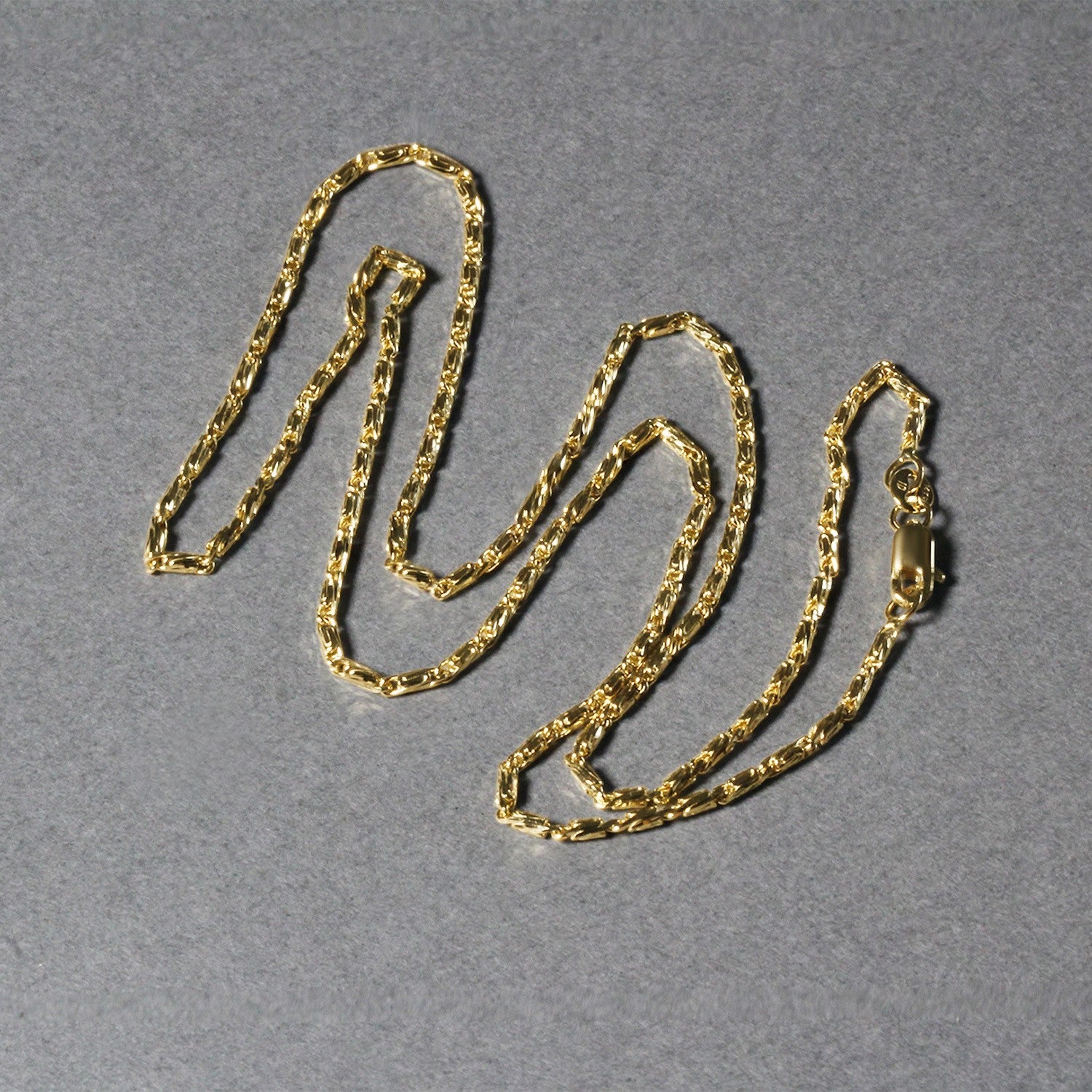 Diamond Cut Fancy Links Pendant Chain in 14k Yellow Gold (1.5mm) by Bids.com