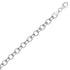 Sterling Silver Rhodium Plated Fancy Charm Bracelet (6.70 mm)