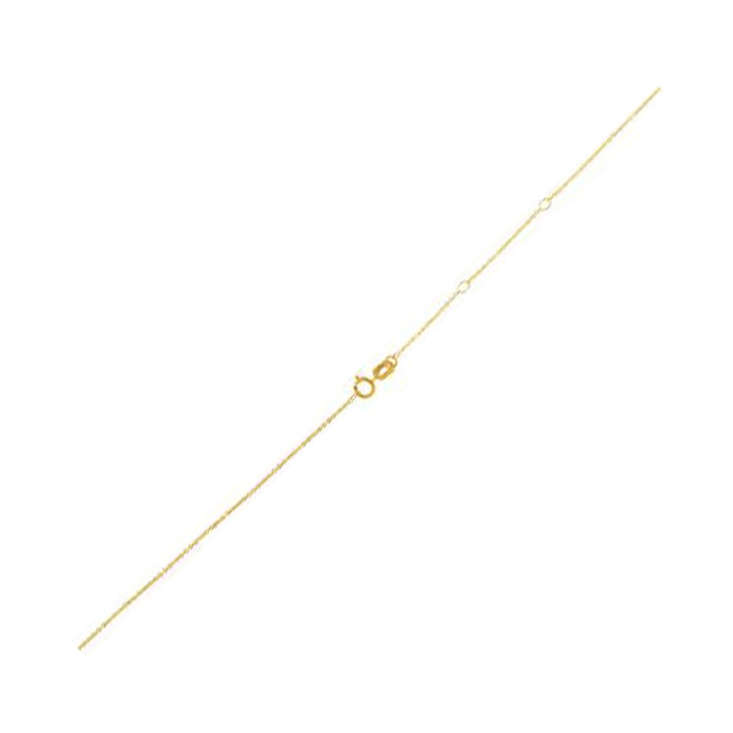 Adjustable Cable Chain in 14k Yellow Gold (0.97 mm) by Bids.com