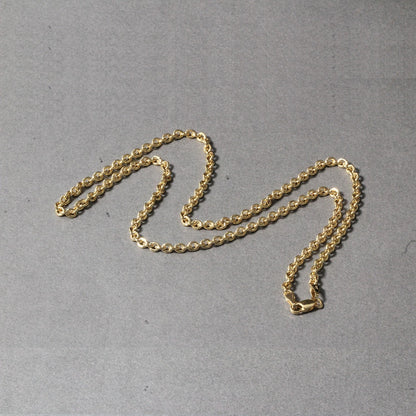 3.0mm 14k Yellow Gold Forsantina Lite Cable Link Chain by Bids.com