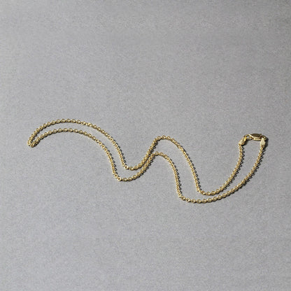 14k Yellow Gold Forsantina Lite Cable Link Chain (1.80 mm) - DestGlow