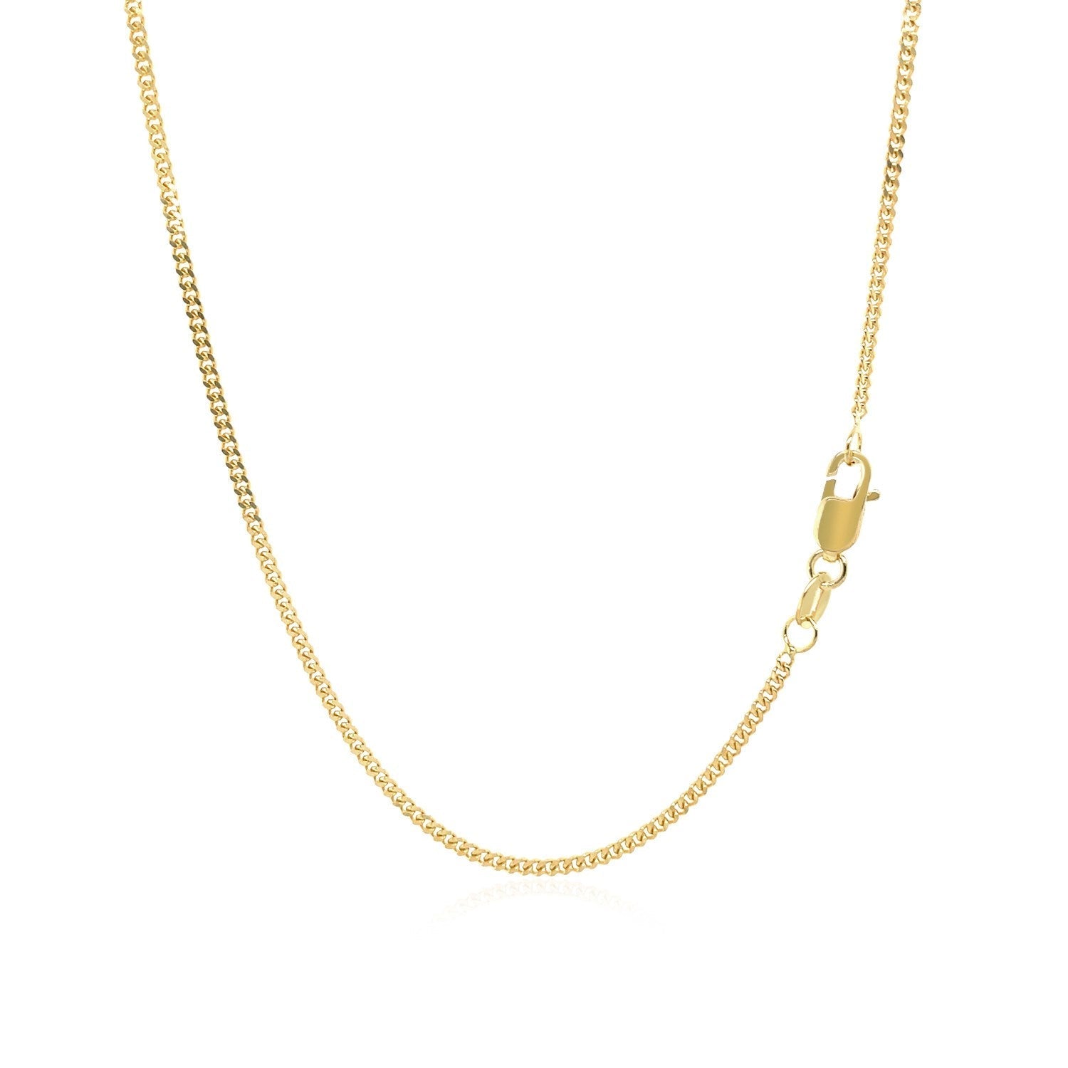 14k Yellow Gold Gourmette Chain (1.40 mm) 