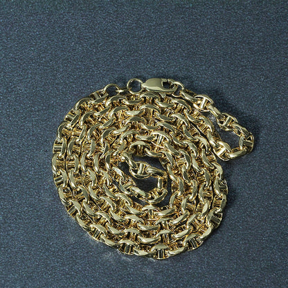 4.5mm 14k Yellow Gold Anchor Chain by Bids.com