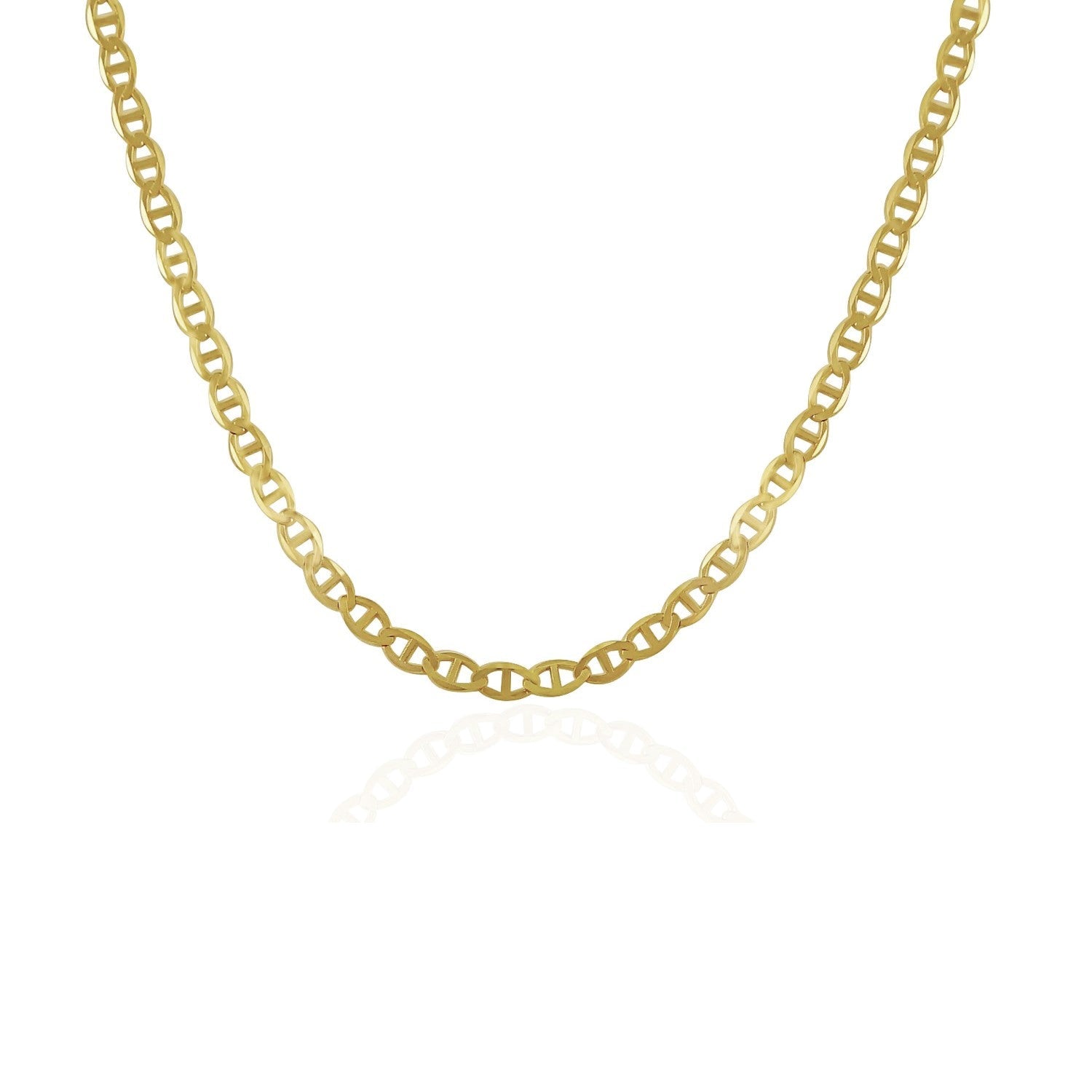 3.2mm 14k Yellow Gold Mariner Link Chain by Bids.com