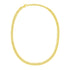 14k Yellow Gold Cuban Chain Choker Necklace