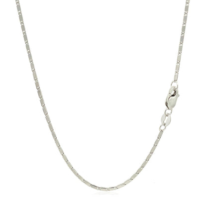 14k White Gold Lumina Pendant Chain 1.0mm by Bids.com