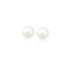 14k Yellow Gold Freshwater Cultured White Pearl Stud Earrings (6mm) - earrings