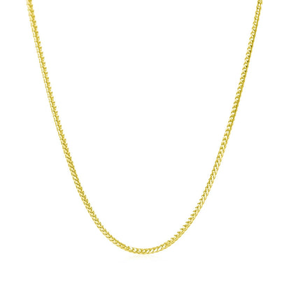 14k Yellow Gold Franco Chain 1.2mm by Bids.com