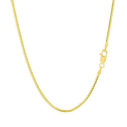 14k Yellow Gold Franco Chain 1.2mm by Bids.com
