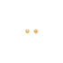 14k Yellow Gold Polished Round Stud Earrings(3mm) 