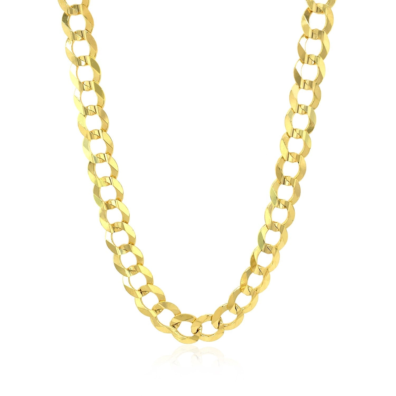 7.0mm 10k Yellow Gold Curb Chain by Bids.com