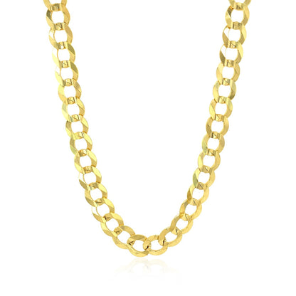7.0mm 10k Yellow Gold Curb Chain by Bids.com