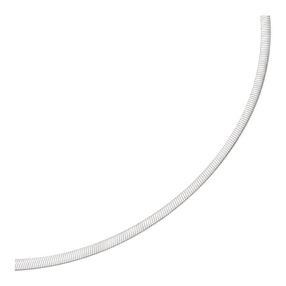 4.0mm 14k Two Tone Gold Reversible Omega Necklace by Bids.com