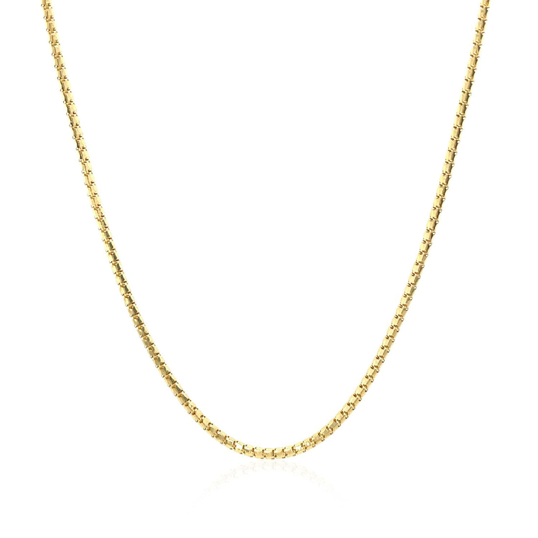 14k Yellow Gold Ice Chain (1.30 mm) - DestGlow