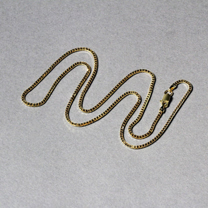 14k Yellow Gold Ice Chain 1.3mm by Bids.com