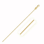 14k Yellow Gold Gourette Chain 1.0mm (1.00 mm) - necklaces