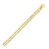 14k Two-Tone Gold Mens Bracelet with S Style Bar Links (7.85 mm)