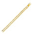 14k Two-Tone Gold Mens Bracelet with S Style Bar Links (7.85 mm) 