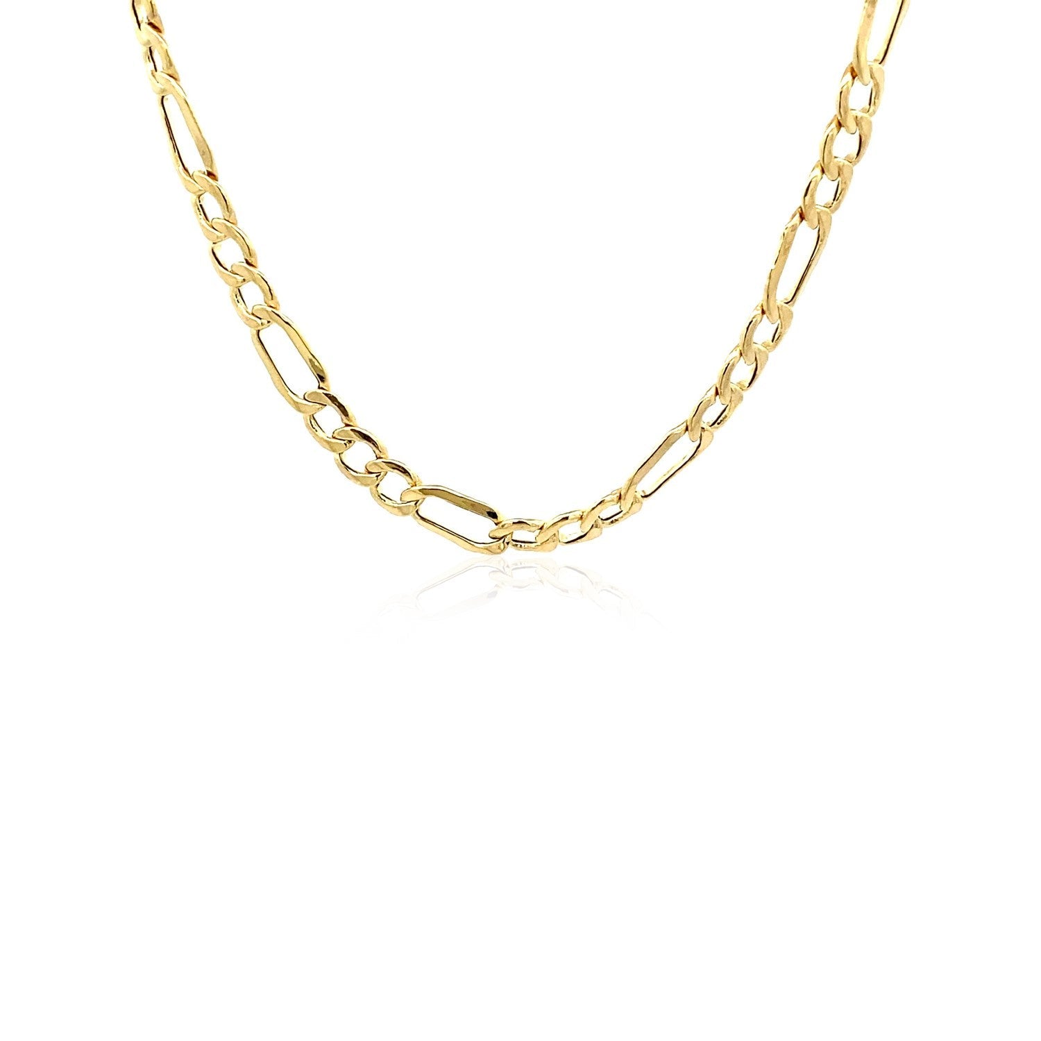 4.6mm 10k Yellow Gold Lite Figaro Chain by Bids.com