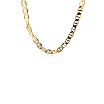 5.5mm 10k Yellow Gold Mariner Link Chain by Bids.com