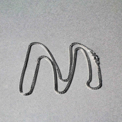 14k White Gold Classic Box Chain (1.40 mm)