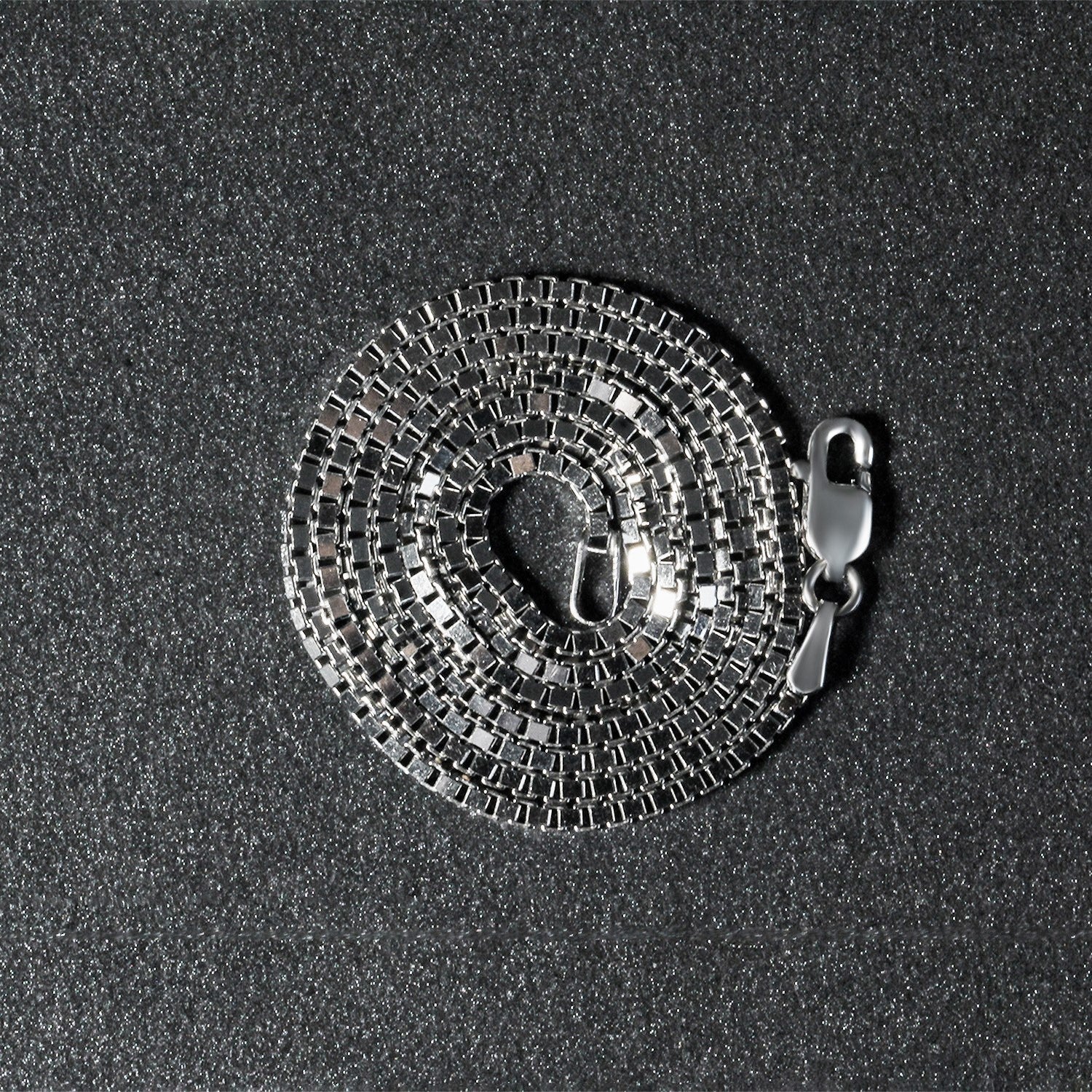 14k White Gold Classic Box Chain 1.4mm by Bids.com