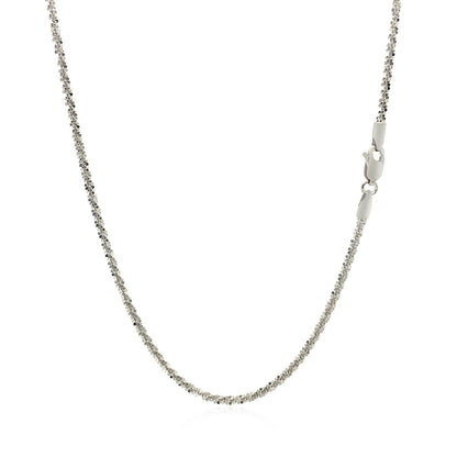 14k White Gold Sparkle Chain 1.5mm by Bids.com
