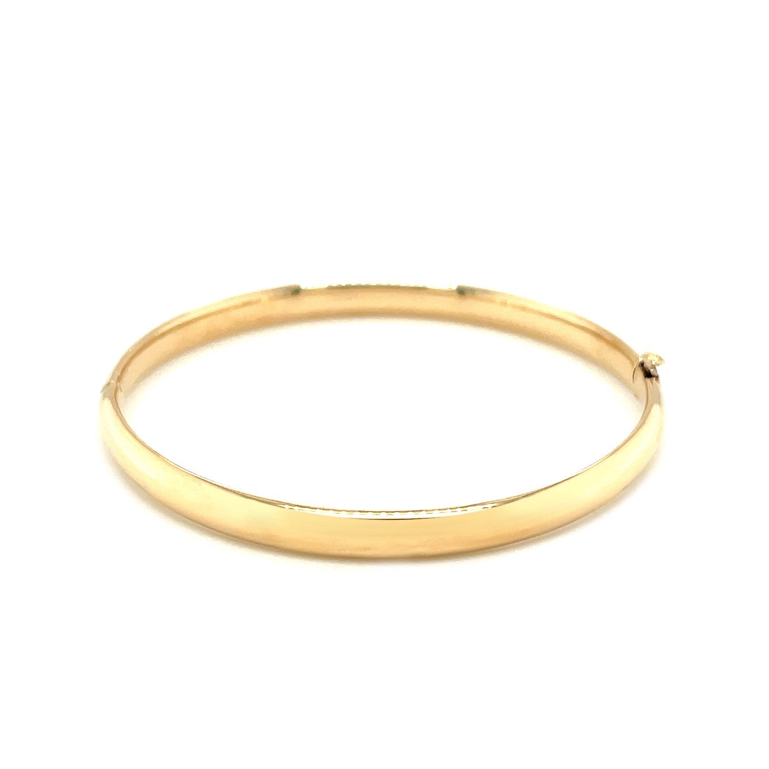 14k Yellow Gold Dome Design Polished Children&