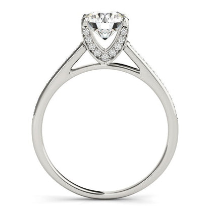 14k White Gold Diamond Engagement Ring With Cathedral Design (1 1/3 cttw) by Bids.com