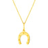14K Yellow Gold Necklace with Horseshoe by Avera Group