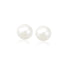 14k Yellow Gold Freshwater Cultured White Pearl Stud Earrings (8mm) by Avera Group