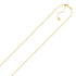 10k Yellow Gold Adjustable Cable Chain (1.10 mm) - necklaces