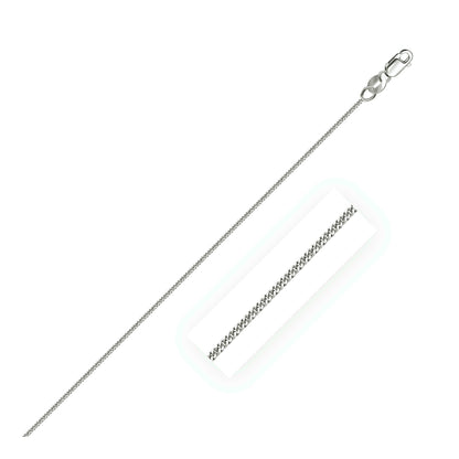 14k White Gold Gourmette Chain 1.0mm by Bids.com