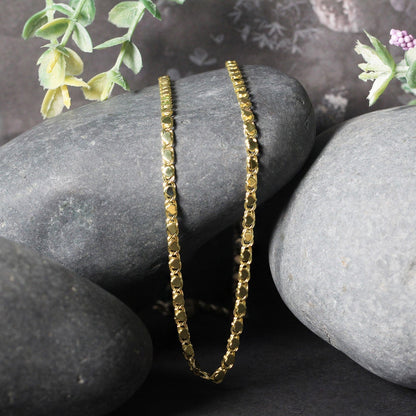 2.9mm 14k Yellow Gold Heart Chain by Bids.com