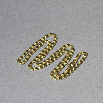 2.9mm 14k Yellow Gold Heart Chain by Bids.com