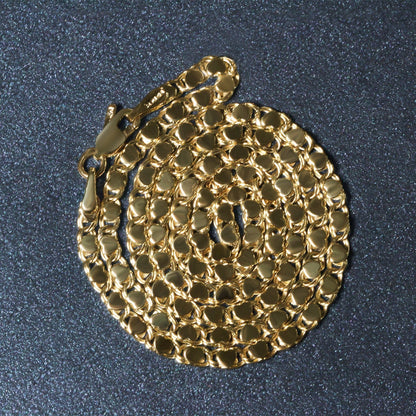 14k Yellow Gold Heart Chain (3.00 mm) 
