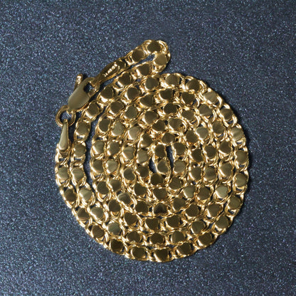2.9mm 14k Yellow Gold Heart Chain by Bids.com