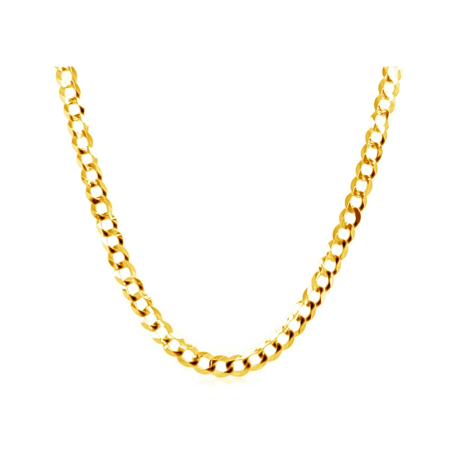 2.4mm 10k Yellow Gold Curb Chain by Bids.com