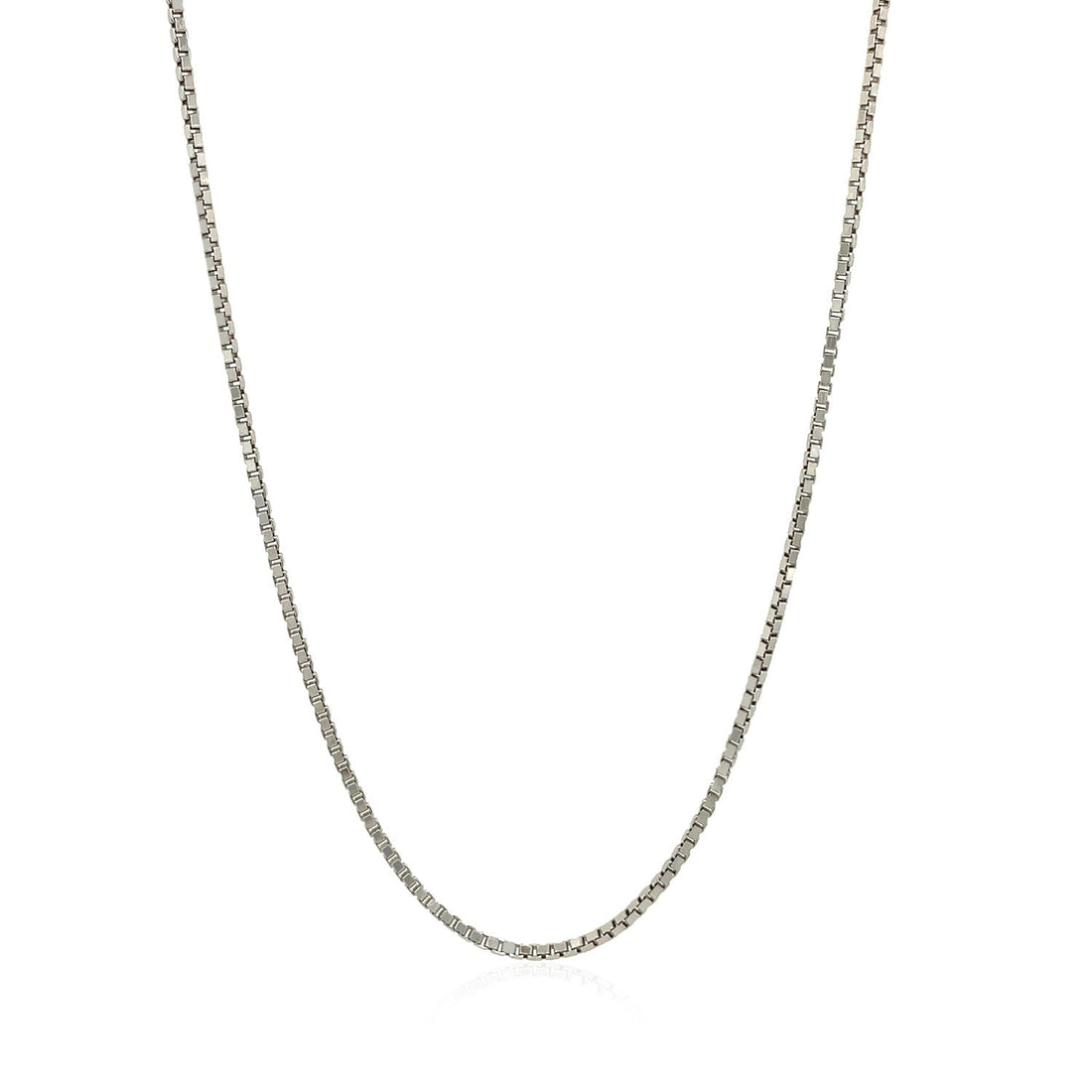 Sterling Silver 1.4mm Adjustable Box Chain (1.40 mm) - DestGlow