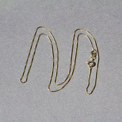 10k Yellow Gold Classic Box Chain (0.60 mm)  DestGlow