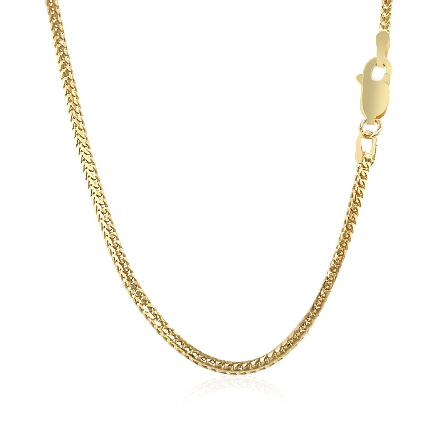 14k Yellow Gold Franco Chain 1.8mm by Bids.com