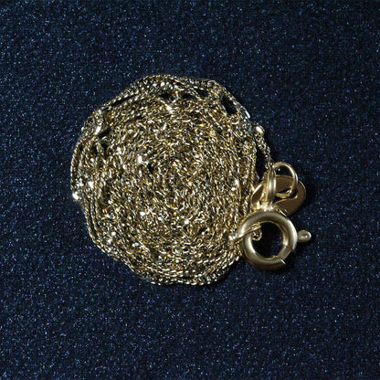 14k Yellow Gold Singapore Chain 1.0mm by Bids.com