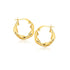 14k Yellow Gold Hoop Earrings (3x15mm) - earrings