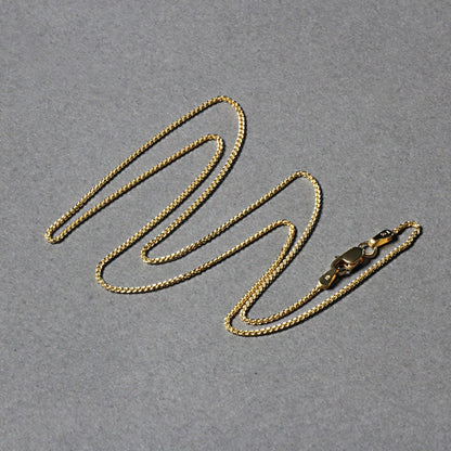 10k Yellow Gold Wheat Chain 1.0mm (1.00 mm) - DestGlow