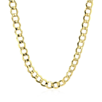14k Yellow Gold Curb Chain (5.30 mm) 