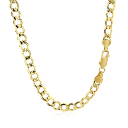 5.3mm 14k Yellow Gold Curb Chain by Bids.com