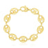 14k Yellow Gold High Polish Lite Puffed Mariner Link Bracelet (15 mm)