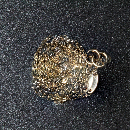 Diamond Cut Bead Links Pendant Chain in 14k Two Tone Gold (3.5mm) by Bids.com