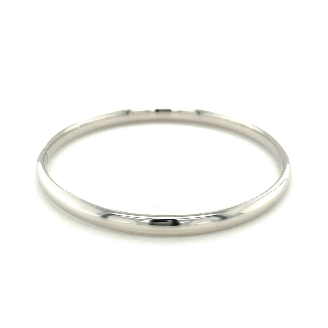 Classic Bangle in 14k White Gold (5.0mm) 